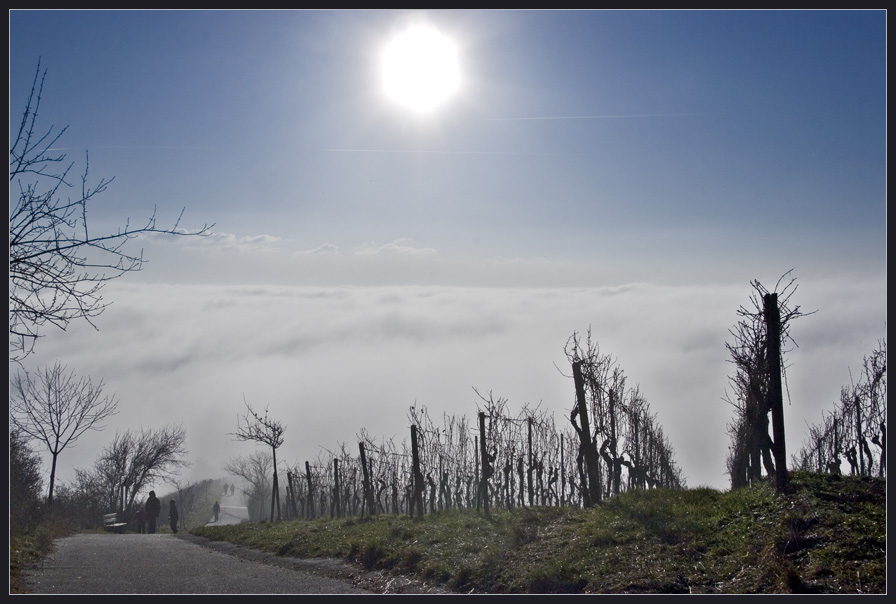 oben scheint die Sonne